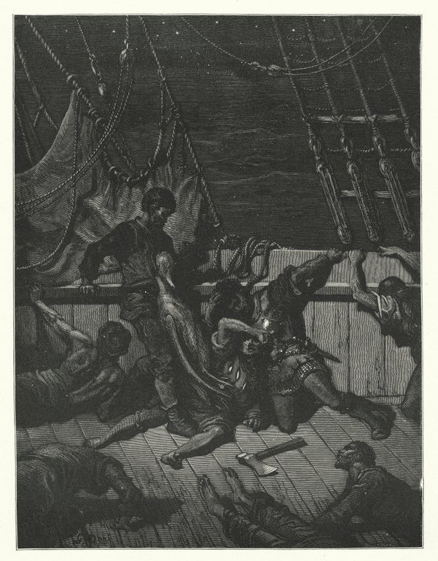 Gustave Dore illustratie voor Coleridge