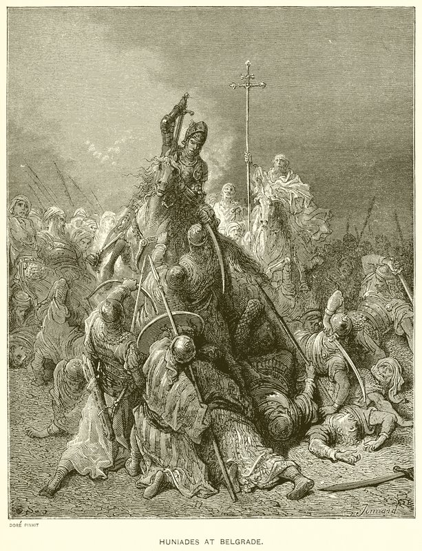Huniades bij Belgrado door Gustave Dore