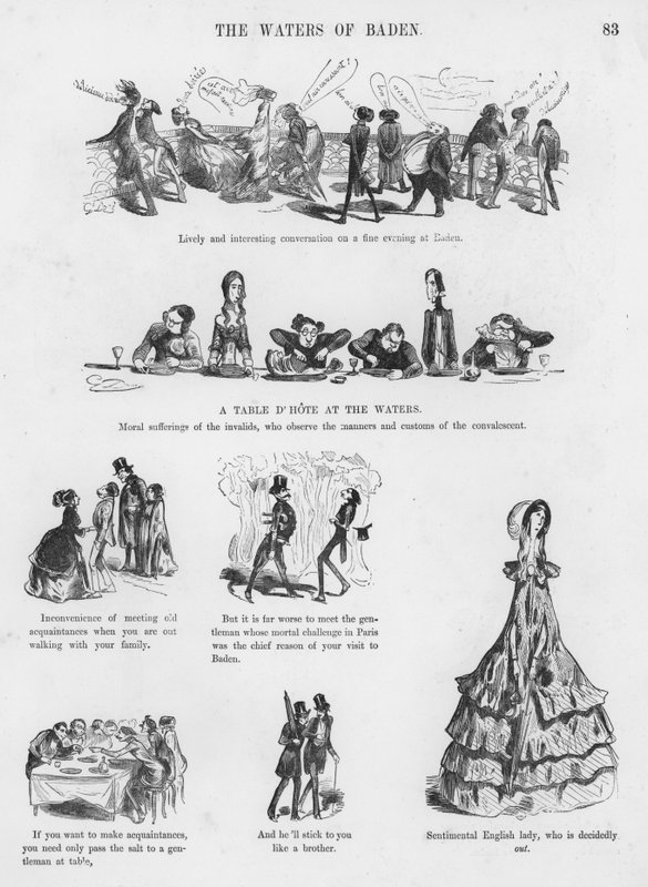 Humoristische en groteske schetsen door Gustave Dore door Gustave Dore