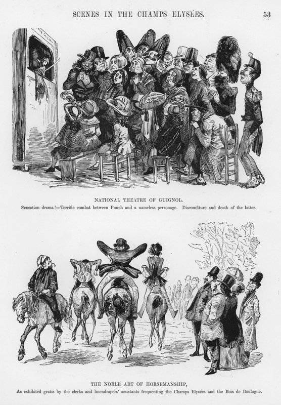 Humoristische en groteske schetsen door Gustave Doré (gravure) door Gustave Dore
