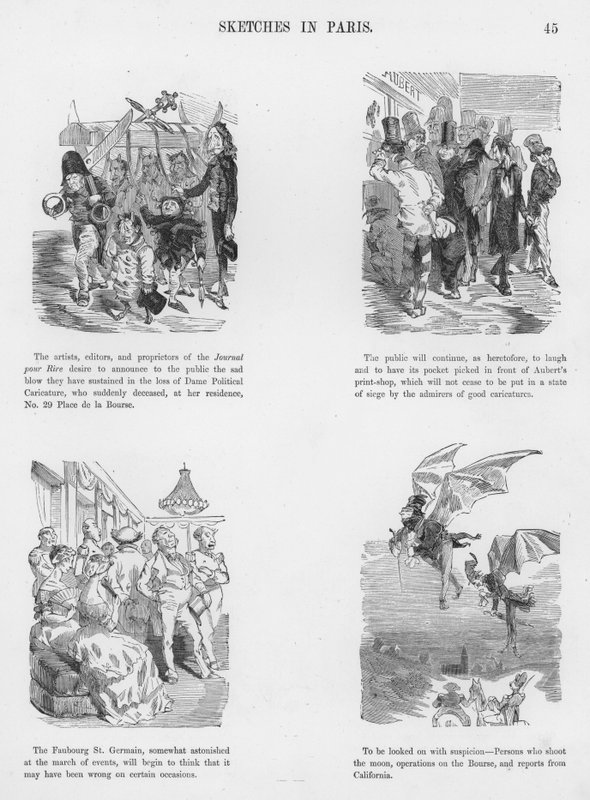 Humoristische en groteske schetsen door Gustave Doré door Gustave Dore