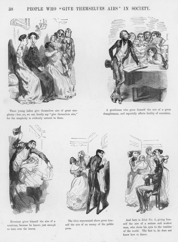 Humoristische en groteske schetsen door Gustave Dore (gravure) door Gustave Dore