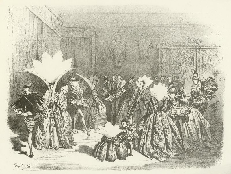 De Jig-A Ball in het bewind van Hendrik III door Gustave Dore