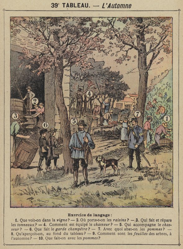 De herfst door Gustave Fraipont
