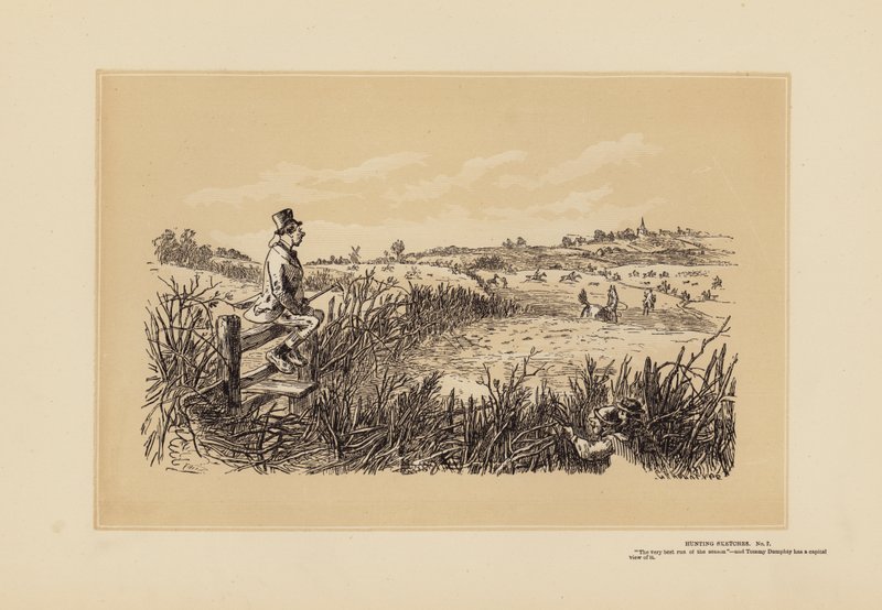 Jachtschetsen, Nr. 7, Tommy Dumpty door Hablot Knight (1815 92) Browne