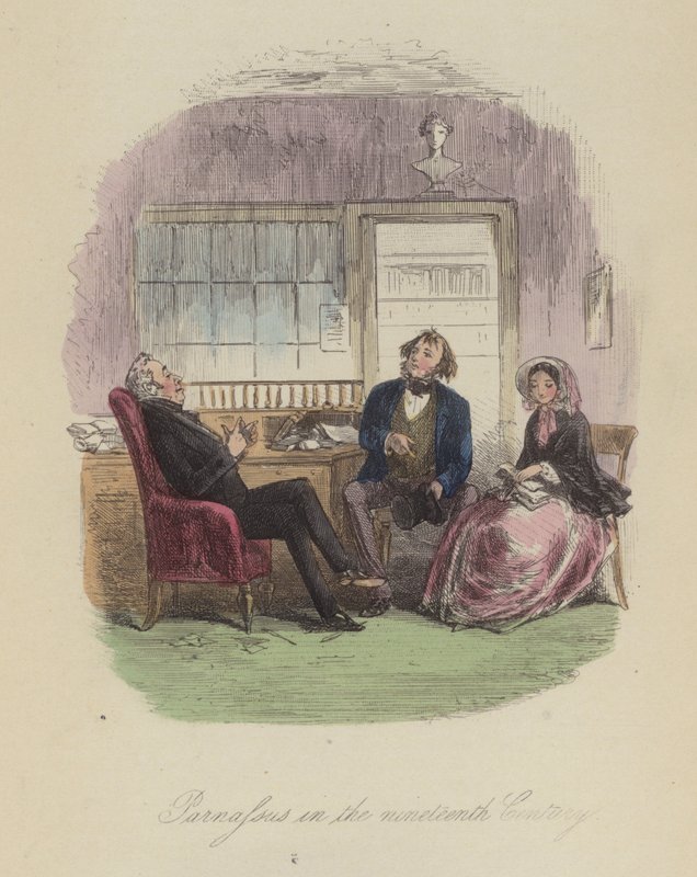 Illustratie voor Lewis Arundel of The Railroad of Life door Frank E Smedley door after Hablot Knight Browne