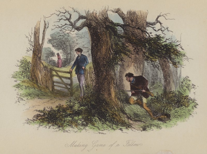 Illustratie voor Lewis Arundel of The Railroad of Life door Frank E Smedley door after Hablot Knight Browne