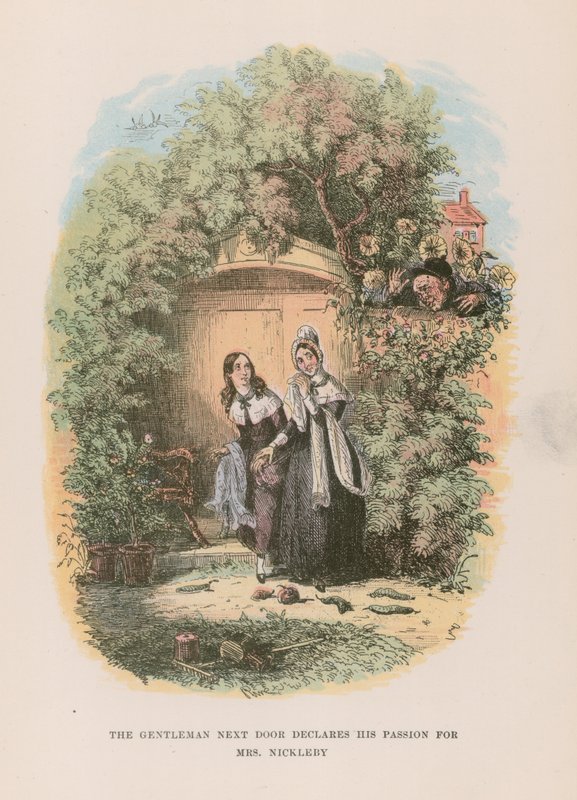 Illustratie voor Nicholas Nickleby door Hablot Knight Browne