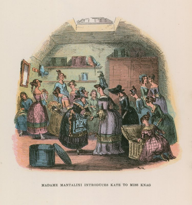 Illustratie voor Nicholas Nickleby door Hablot Knight Browne