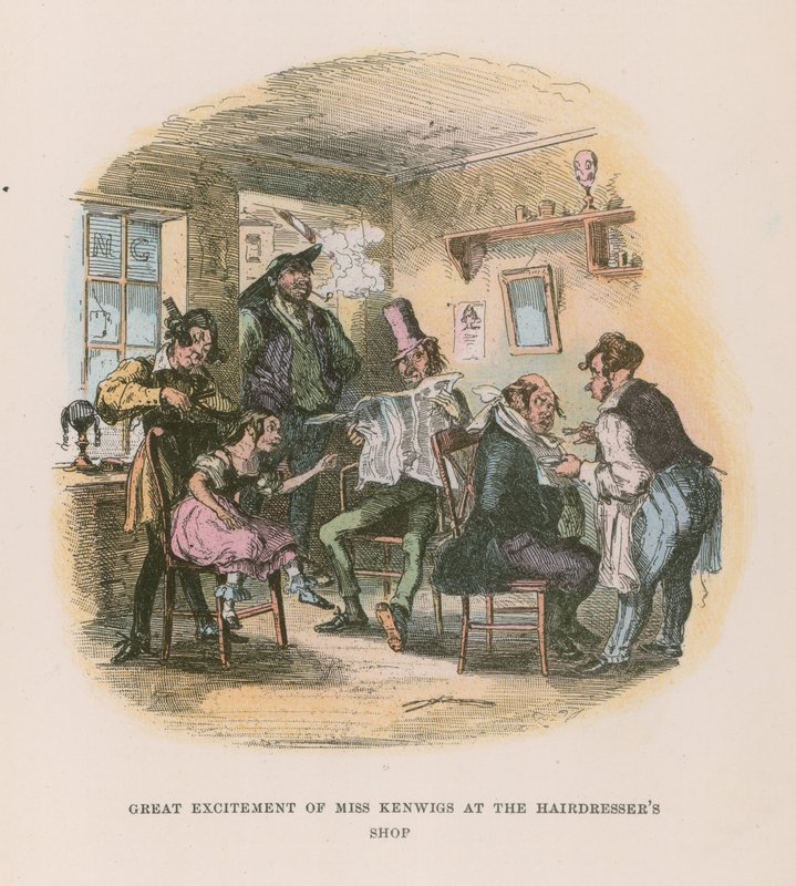 Illustratie voor Nicholas Nickleby door Hablot Knight Browne