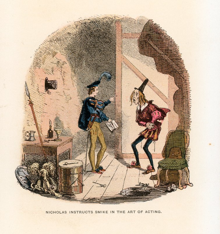 Illustratie voor Nicholas Nickleby door Hablot Knight Browne