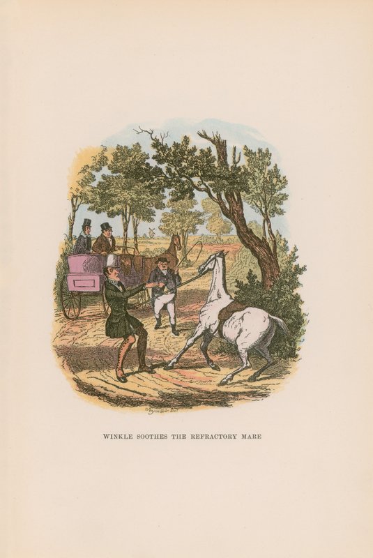 Illustratie voor Pickwick Papers door Hablot Knight Browne