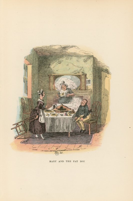 Illustratie voor Pickwick Papers door Hablot Knight Browne