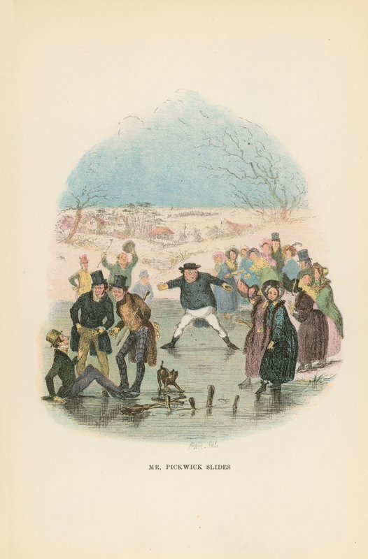 Illustratie voor Pickwick Papers door Hablot Knight Browne