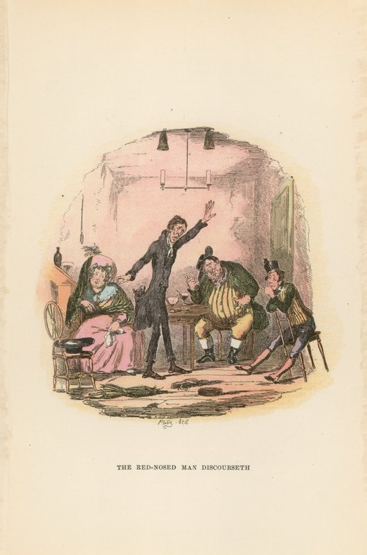 Illustratie voor Pickwick Papers door Hablot Knight Browne