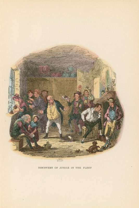 Illustratie voor Pickwick Papers door Hablot Knight Browne