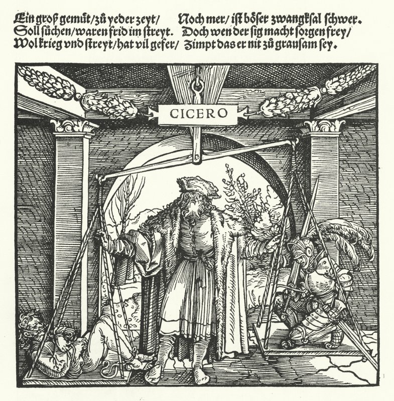 Gerechtigheid door Hans (after) Burgkmair