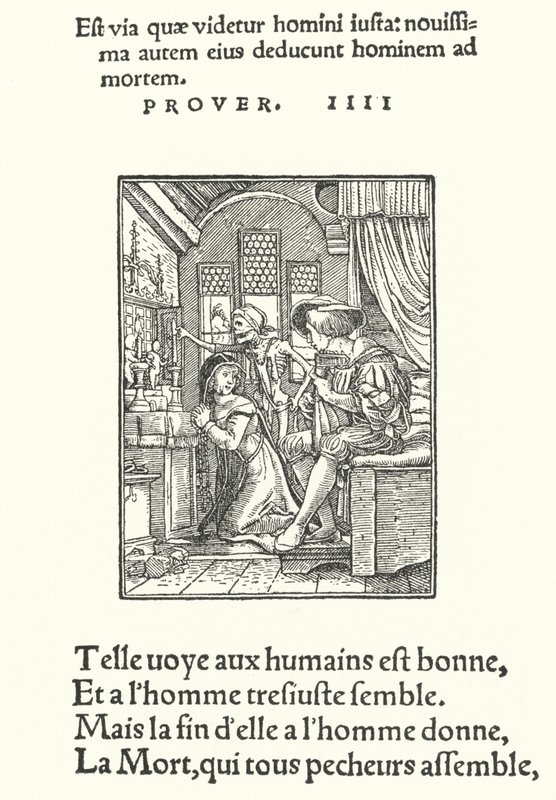 De kanunnikes of non door Hans (after) Holbein the Younger