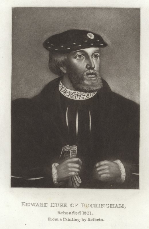 Edward Hertog van Buckingham door Hans Holbein der Jüngere