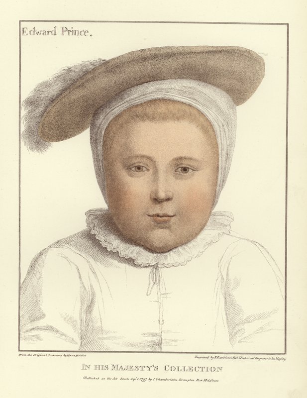 Edward, Prins van Wales door Hans Holbein der Jüngere