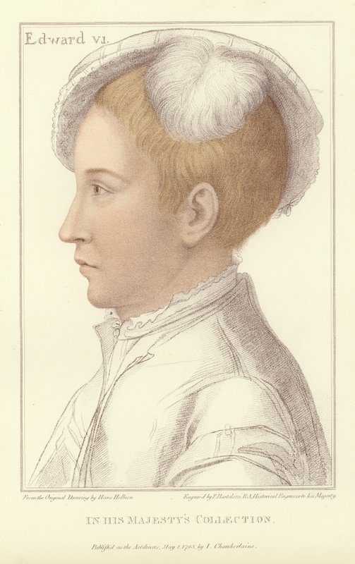 Koning Edward VI van Engeland en Ierland door Hans Holbein der Jüngere