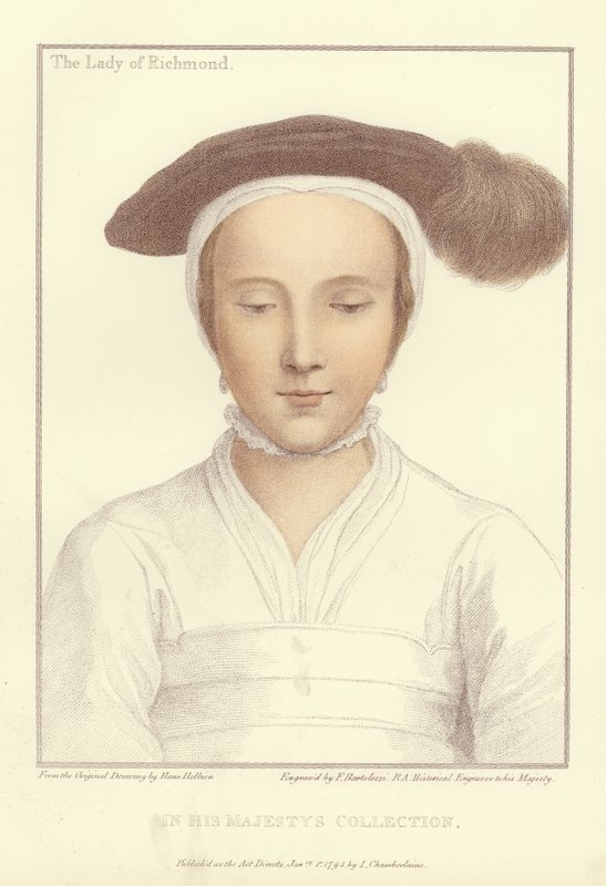 Mary FitzRoy, hertogin van Richmond en Somerset door Hans Holbein der Jüngere