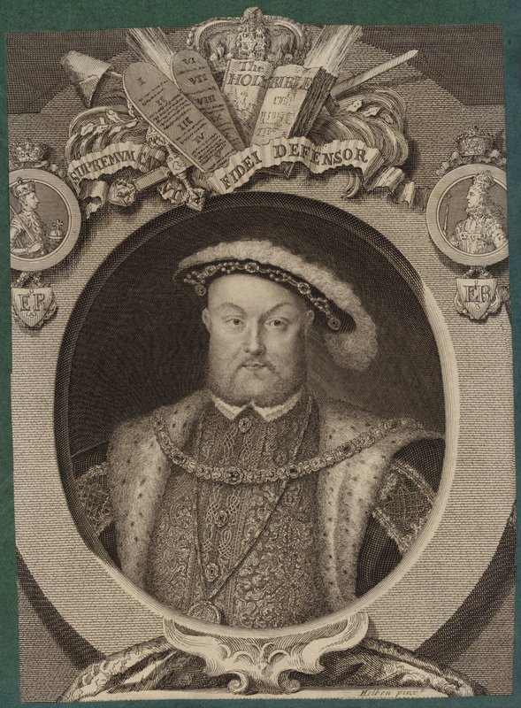 Portret van koning Hendrik VIII van Engeland door Hans Holbein der Jüngere