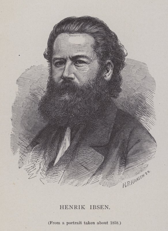 Henrik Ibsen, Noorse toneelschrijver, theaterregisseur en dichter door Hans Peter Hansen
