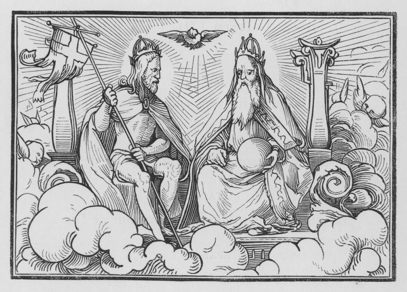 Een Voorspelling van het Koninkrijk van Christus door Hans after Holbein the Younger