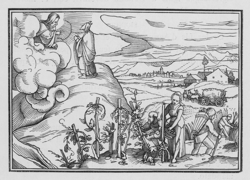 Bepaalde morele en ceremoniële wetten door God bevolen, Leviticus XIX, 1, 2 door Hans after Holbein the Younger