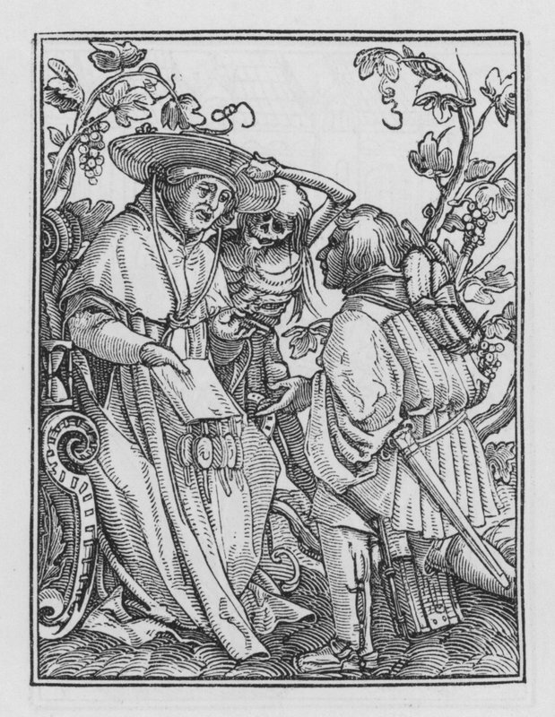 Holbeins Dodendans: De Kardinaal door Hans after Holbein the Younger