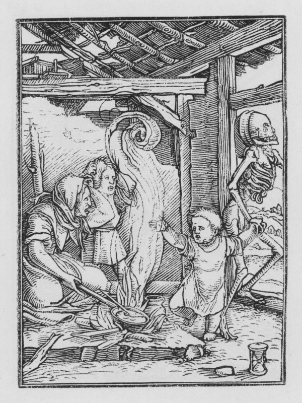 Holbeins Dodendans: Het Kind door Hans after Holbein the Younger