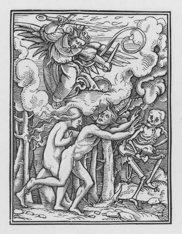 Holbeins Dodendans: De Verdrijving door Hans after Holbein the Younger