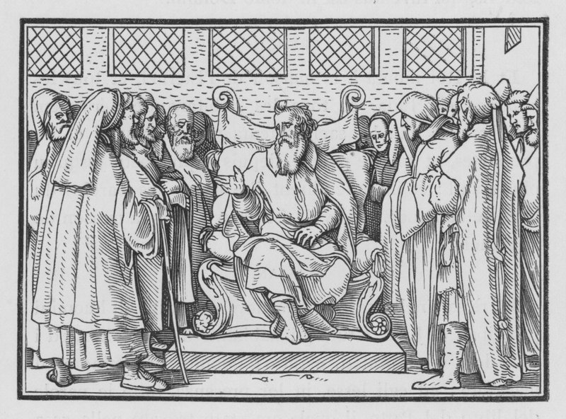 De Genealogie van Adam door Hans after Holbein the Younger