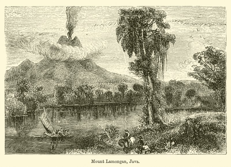 Mount Lamongan, Java door Harden Sidney Melville