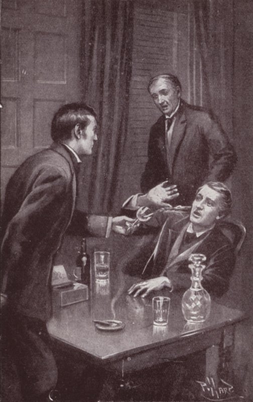 Illustratie voor The Mystery Of Edwin Drood door Charles Dickens door Harold Hume Piffard