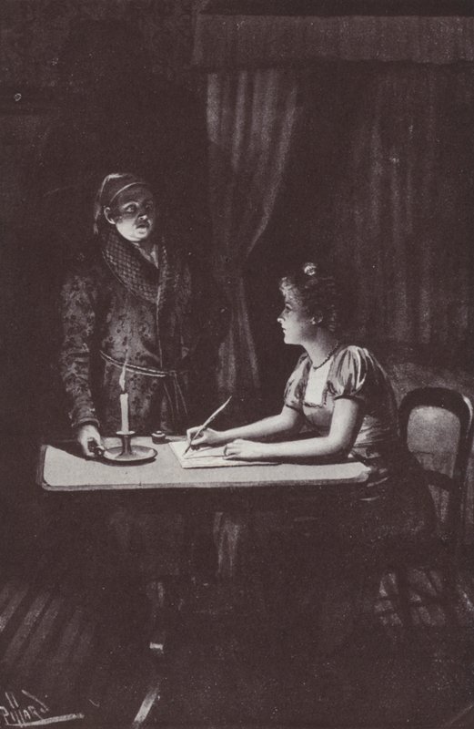 Illustratie voor Vanity Fair door William Makepeace Thackeray door Harold Hume Piffard
