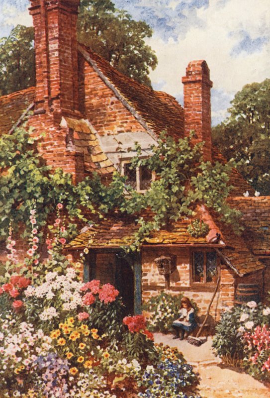 Een huisje, Compton door Harold Sutton Palmer