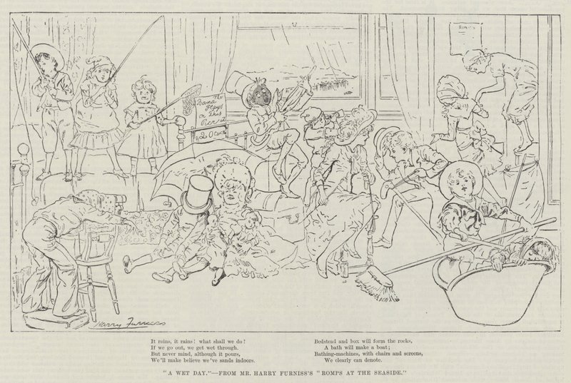 Een Regenachtige Dag door Harry Furniss