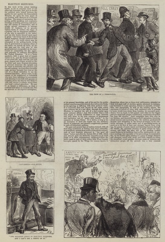 Verkiezingsschetsen door Harry Furniss