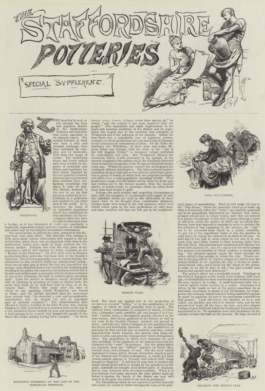 De Staffordshire Potteries door Harry Furniss