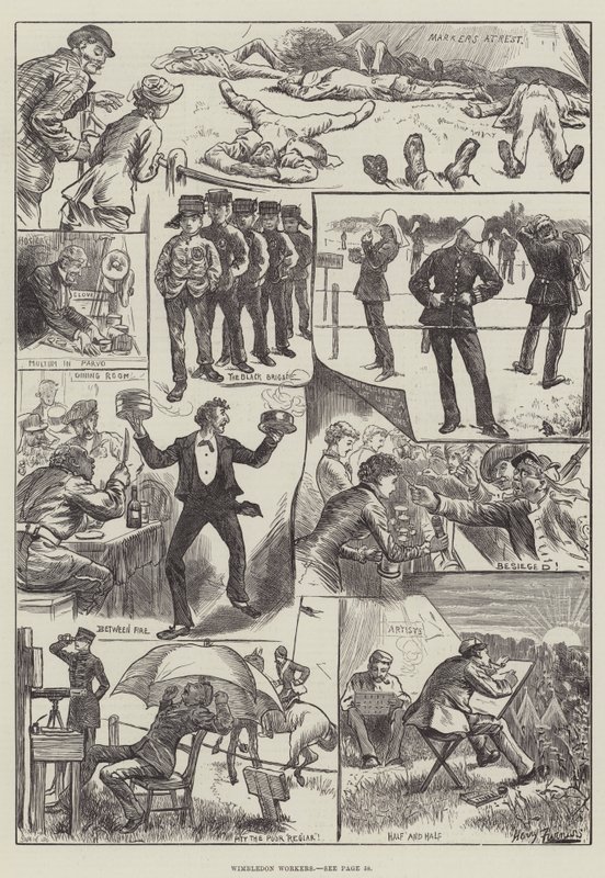 Wimbledon Arbeiders door Harry Furniss