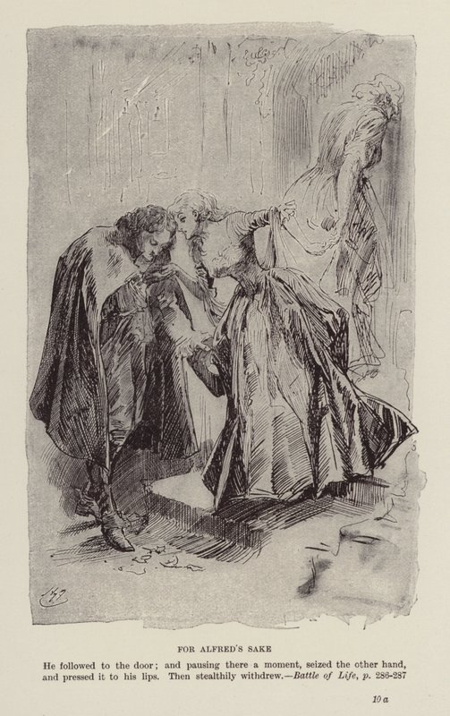 Kerstboeken van Charles Dickens: Battle of Life door Harry (after) Furniss