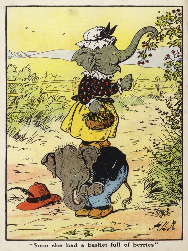 "Al snel had ze een mand vol bessen" door Harry B Neilson