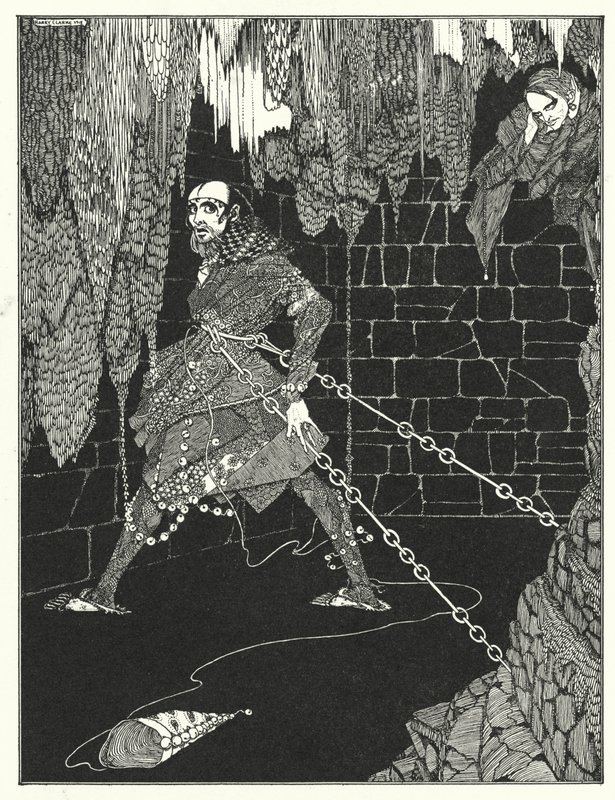 Edgar Allan Poe: Het vat Amontillado door Harry Clarke