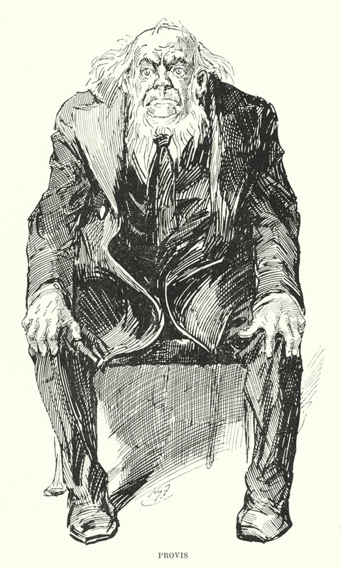Illustratie voor Great Expectations door Charles Dickens door Harry Furniss