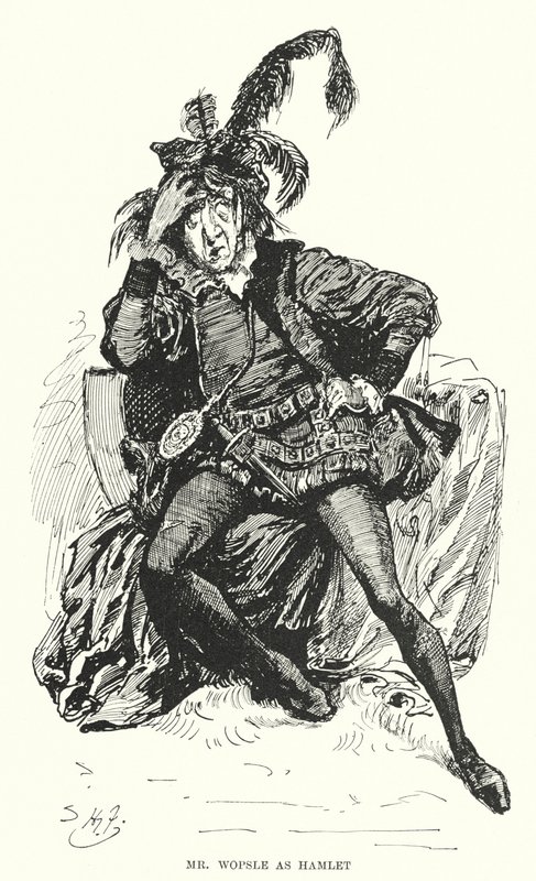 Illustratie voor Great Expectations door Charles Dickens door Harry Furniss