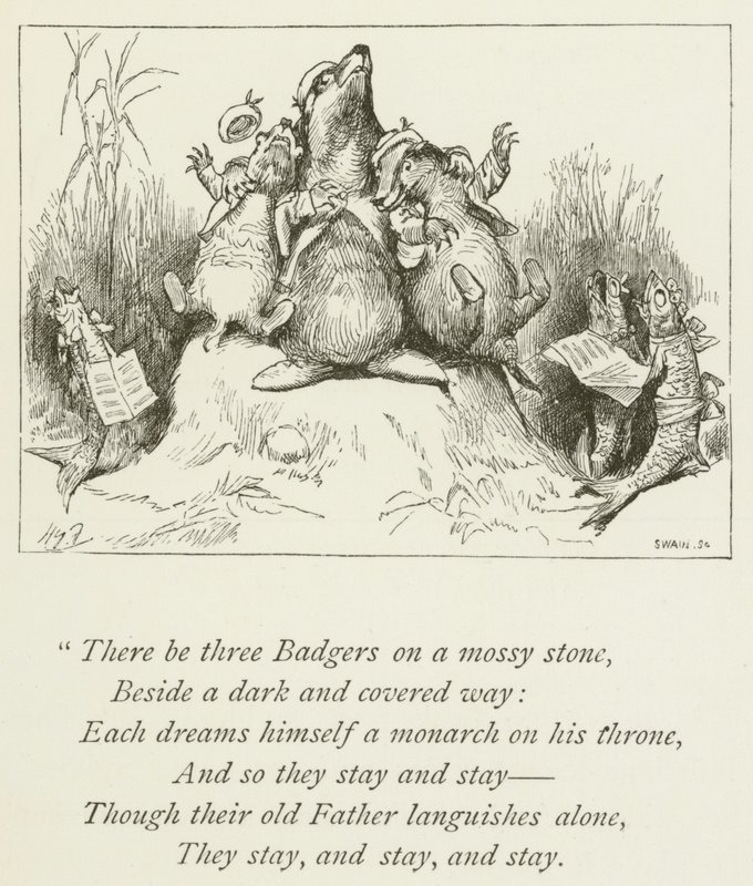 Illustratie voor Sylvie en Bruno door Lewis Carroll door Harry Furniss