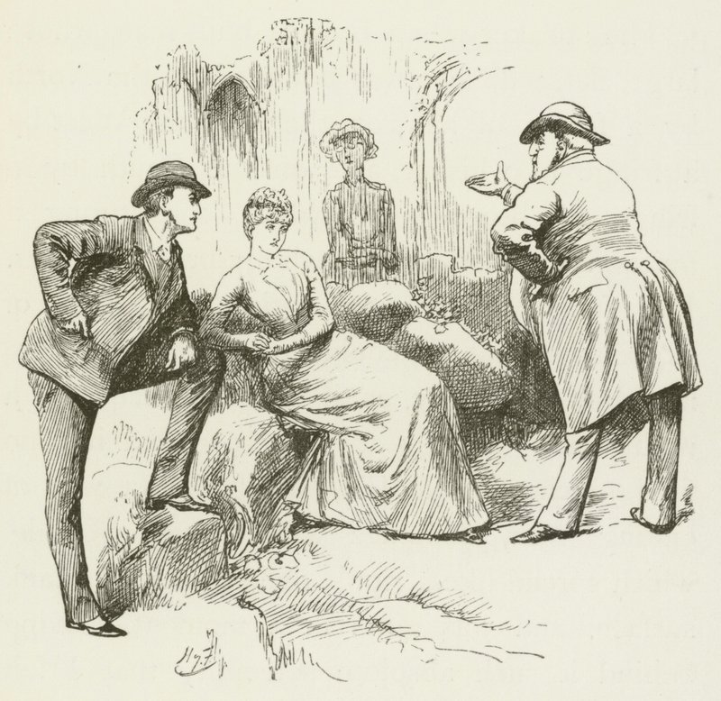 Illustratie voor Sylvie en Bruno door Lewis Carroll door Harry Furniss