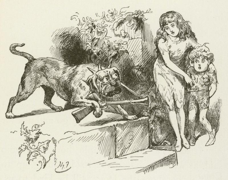 Illustratie voor Sylvie en Bruno door Lewis Carroll door Harry Furniss